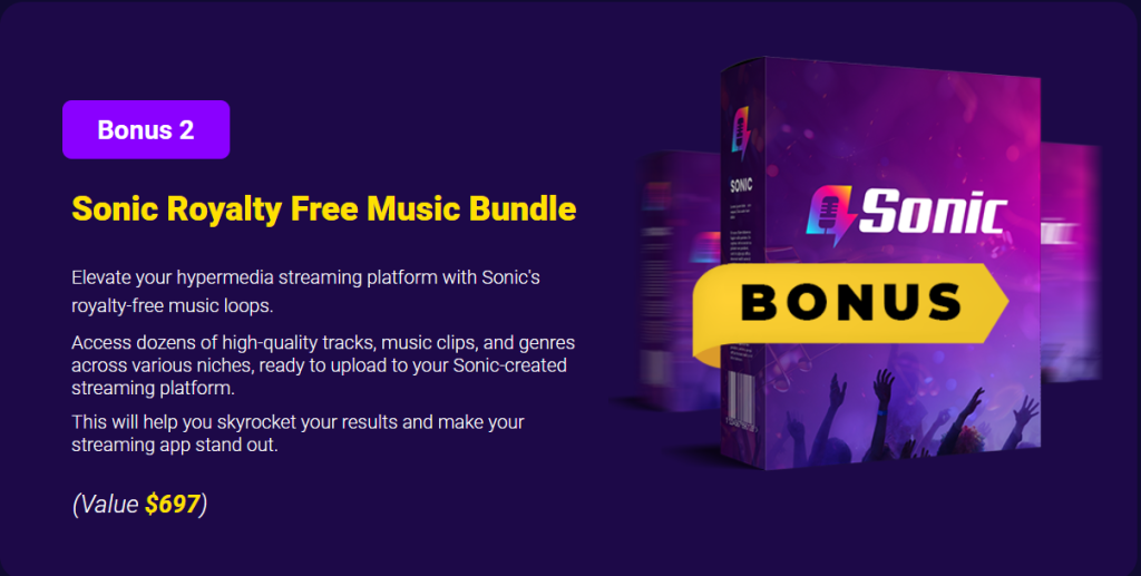 Sonic App bonus